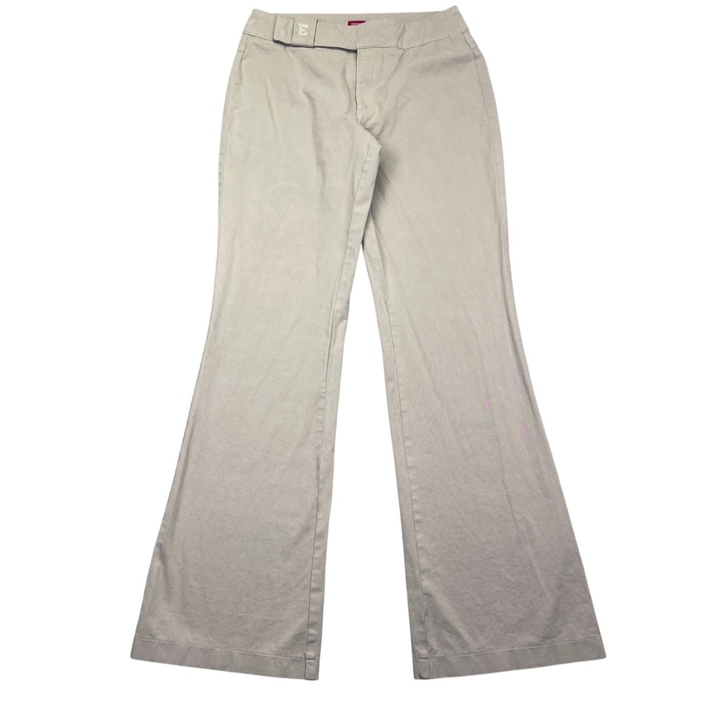VTG Esprit LA Hip Bootcut Tan Women Pants Trousers Casual Sz 7 Fits 26" - No Btn